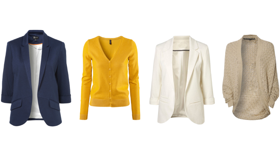 Navy blazer, white blazer, mustard cardigan, oversized cardigan, fashion friday, fall fashion