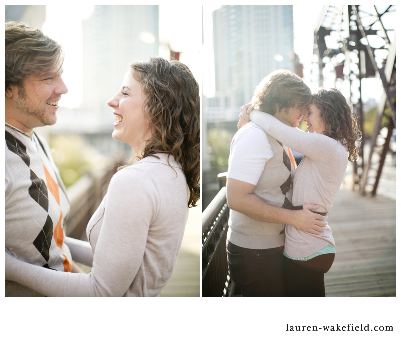 Chicago wedding photographer, chicago wedding photography, chicago engagement photographer, downtown chicago engagement photos, kinzie bridge