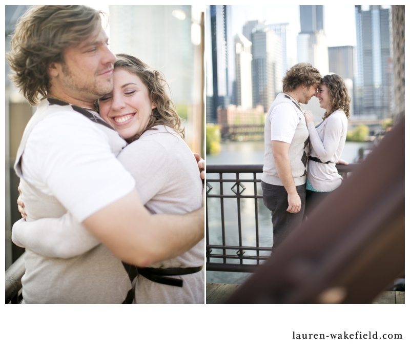 Chicago wedding photographer, chicago wedding photography, chicago engagement photographer, downtown chicago engagement photos, kinzie bridge