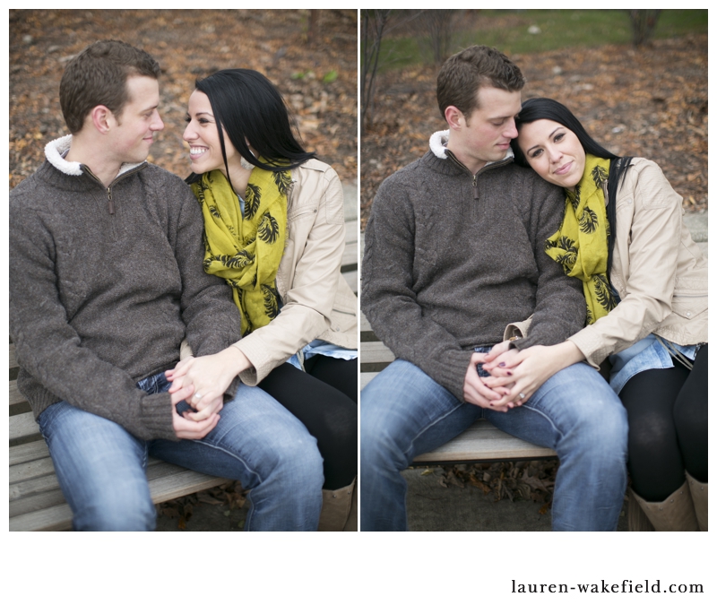 Chicago engagement photographer, naperville river walk, north central college, fall engagement photos, engagement photos, hot apple cider, erin and robby