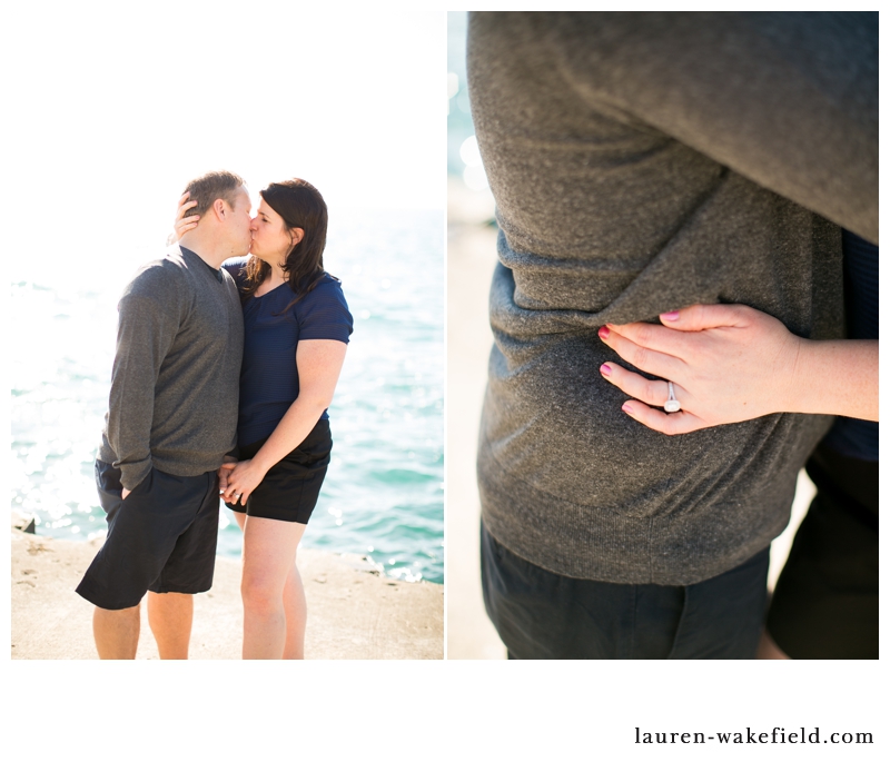 chicago wedding photographer, chicago engagement photographer, lakefront engagement photos, chicago engagement photos_002