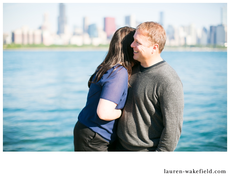 chicago wedding photographer, chicago engagement photographer, lakefront engagement photos, chicago engagement photos_004