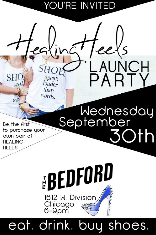 healing heels, healing heels launch party, chemo shoes, gifts for cancer patients, breast cancer survivors, the bedford