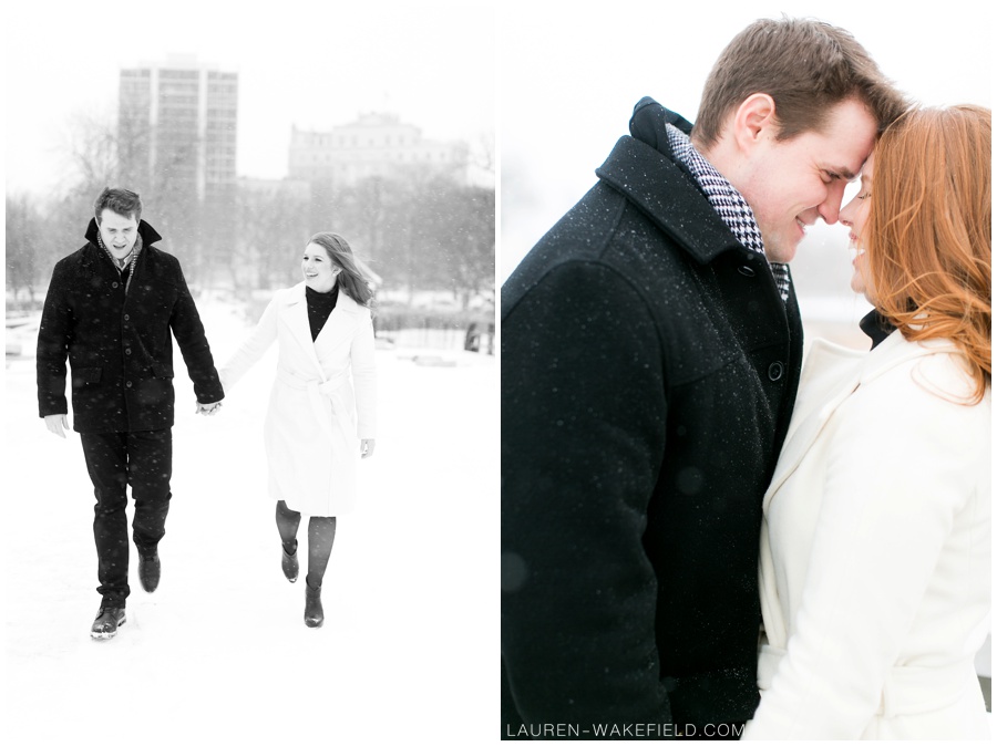 Indianapolis wedding photographer, chicago wedding photographer, snowy engagement session, snowy wedding_0002